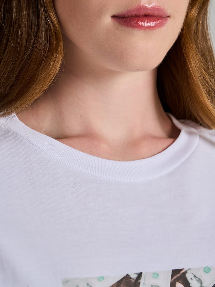 Футболка оверсайз с принтом кота