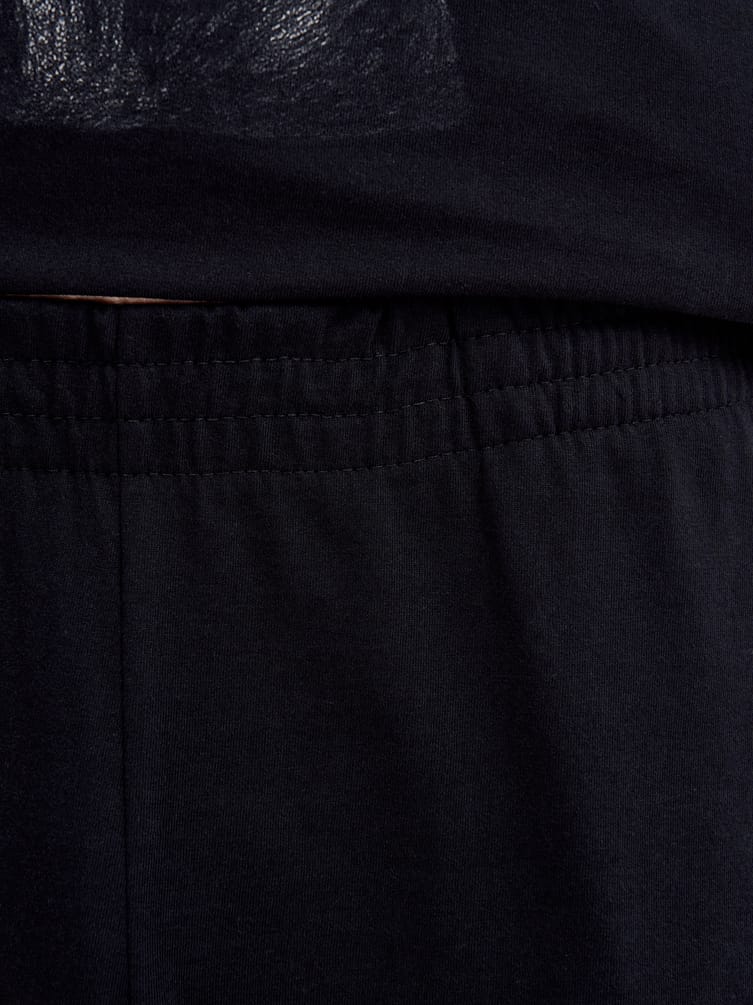 Хлопковая пижама с принтом добермана