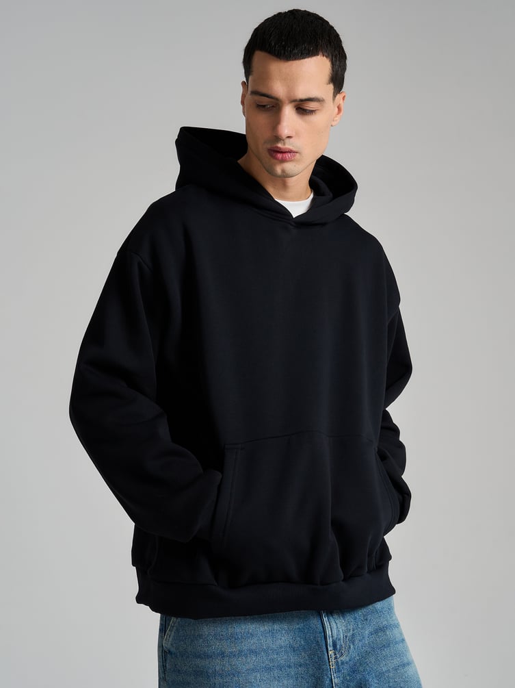 Утепленное худи с начесом