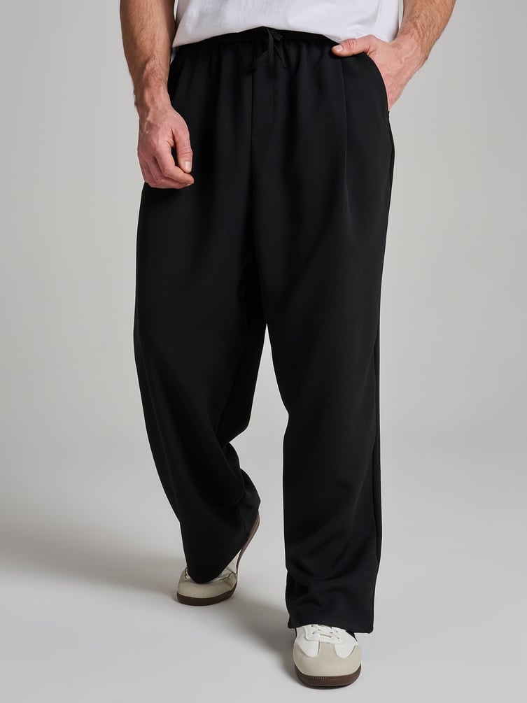 Брюки широкие повседневные