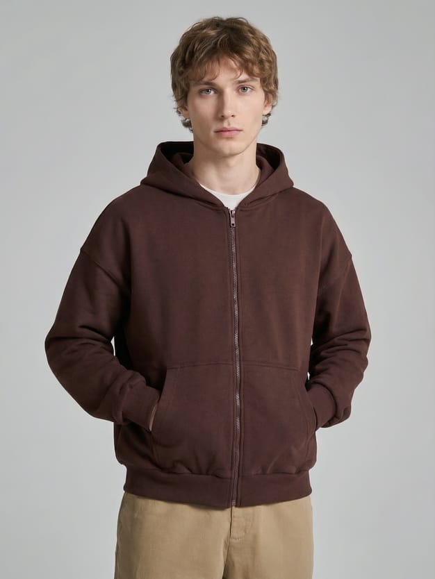 Толстовка оверсайз с принтом скорпиона на спине