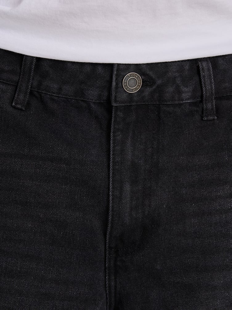 Джинсы Ballon со смещенными боковыми швами