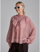 Блузка бохо с рюшами