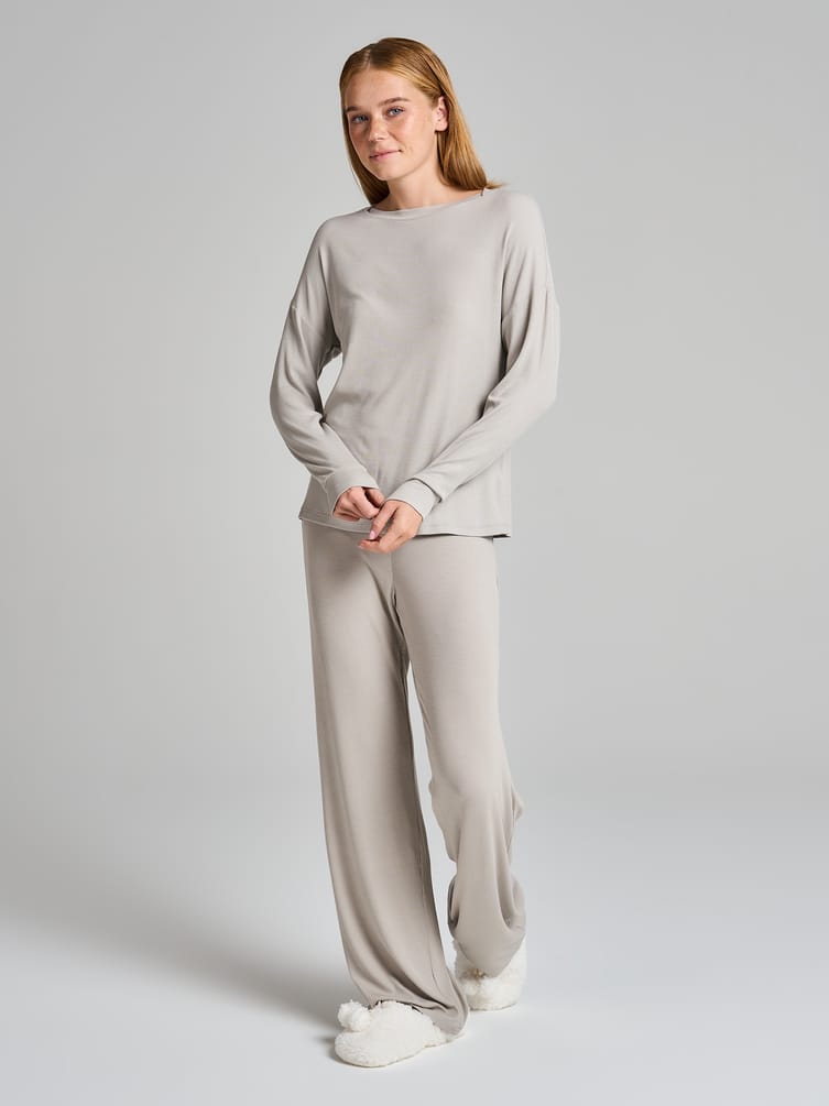 Домашние брюки в рубчик