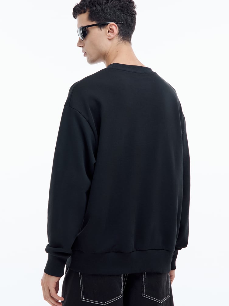 Свитшот оверсайз с принтом фотоаппарата