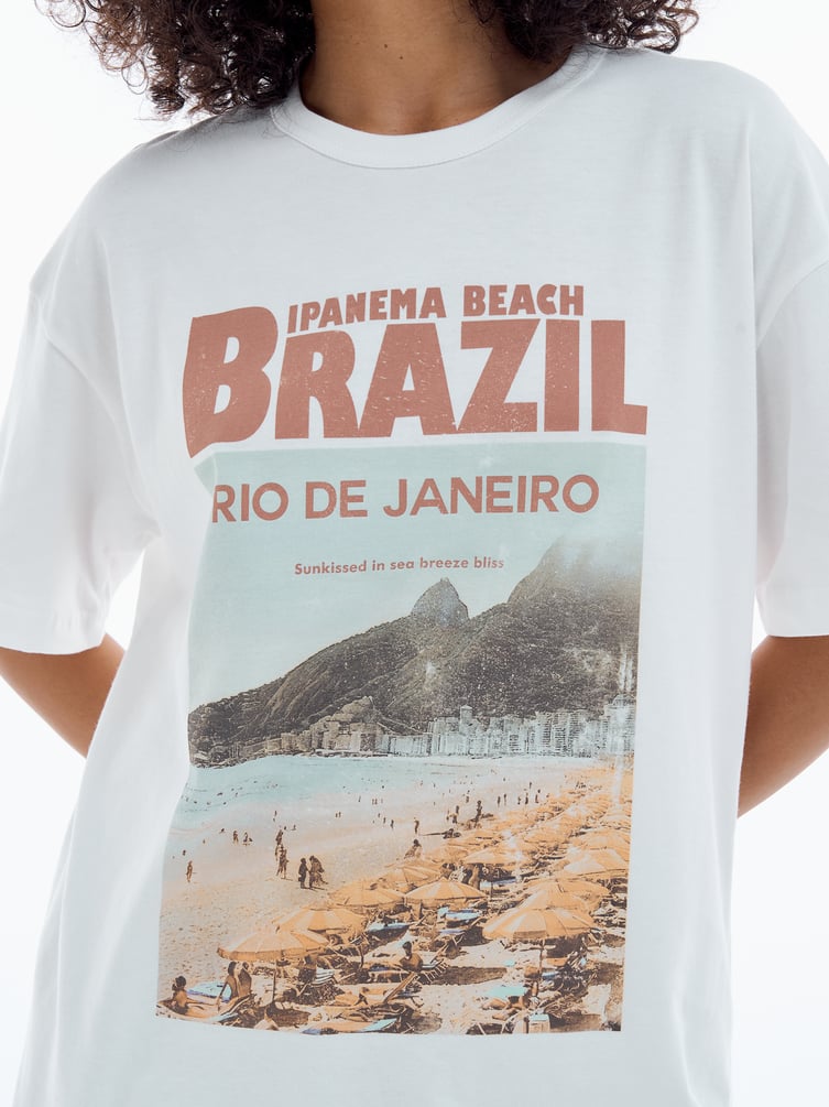 Футболка с принтом Brazil
