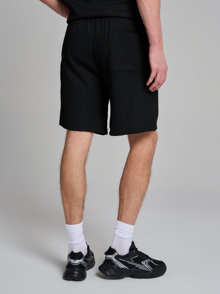 Шорты повседневные из жатого материала