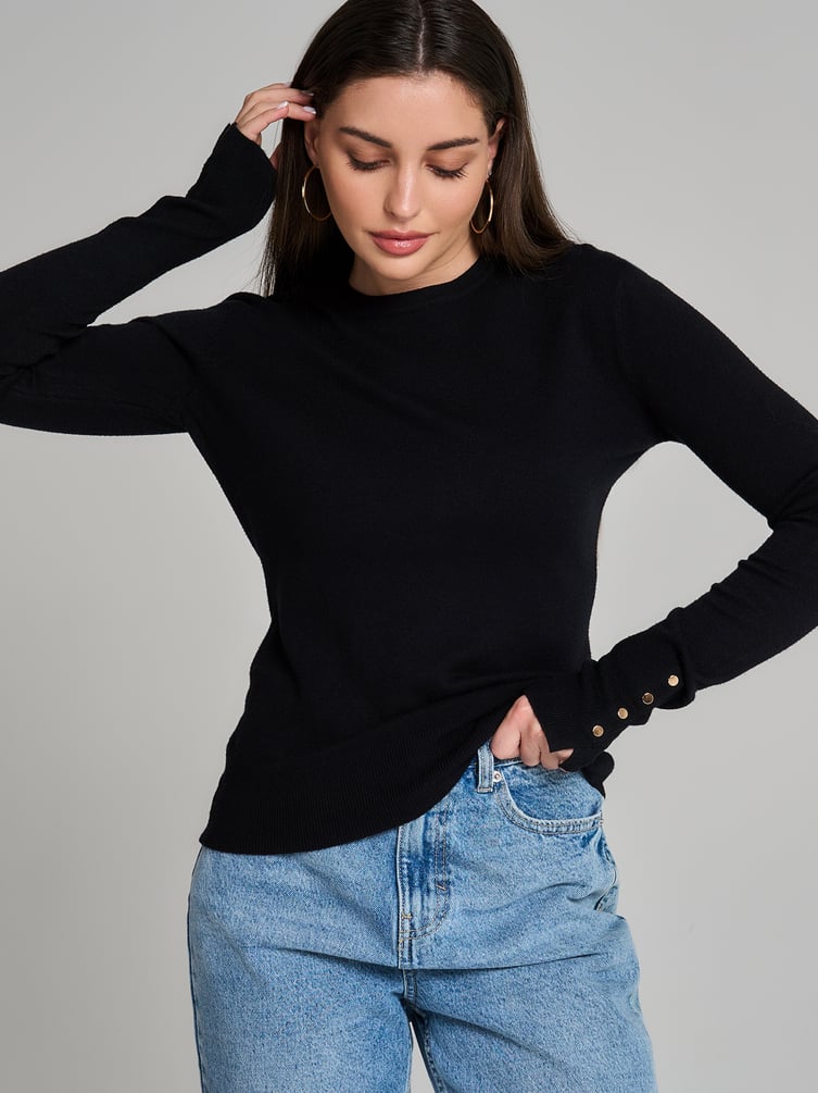 Джемпер трикотажный базовый