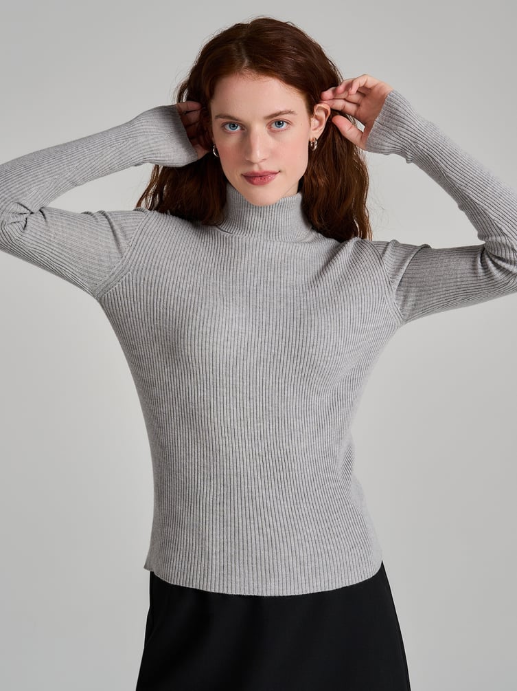 Водолазка лапша с высоким горлом