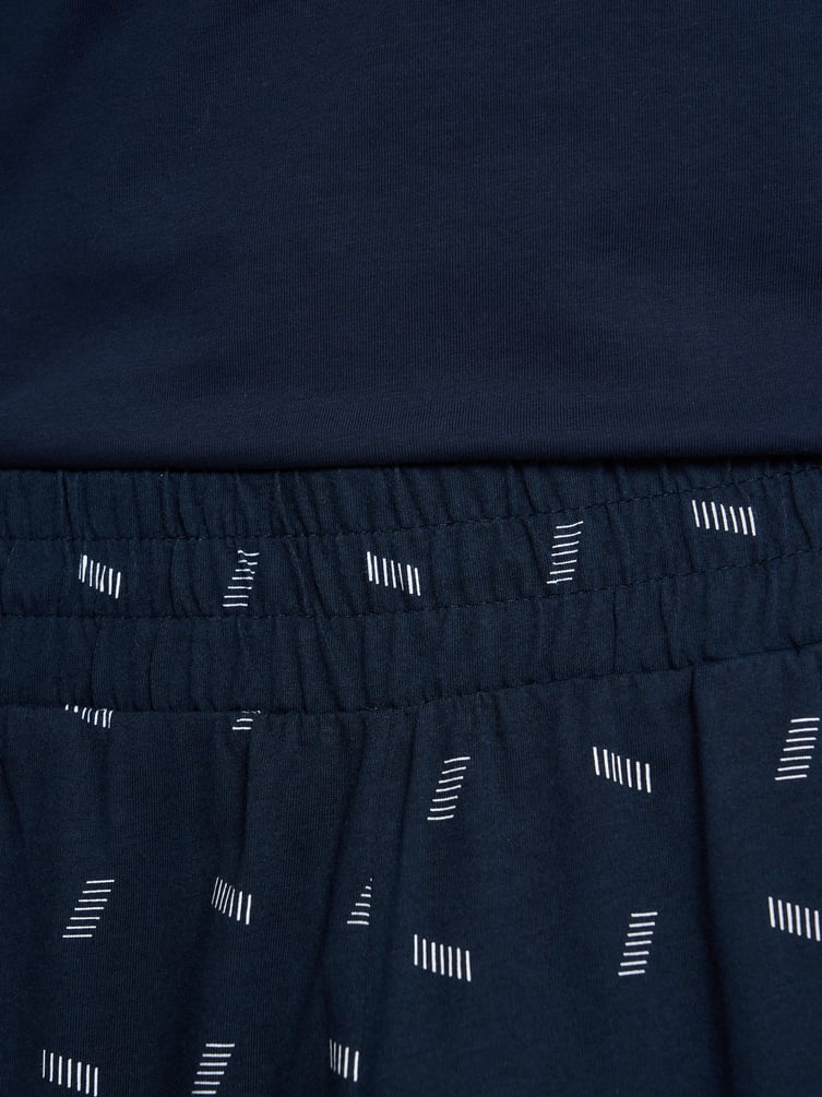 Пижама хлопковая с футболкой и брюками