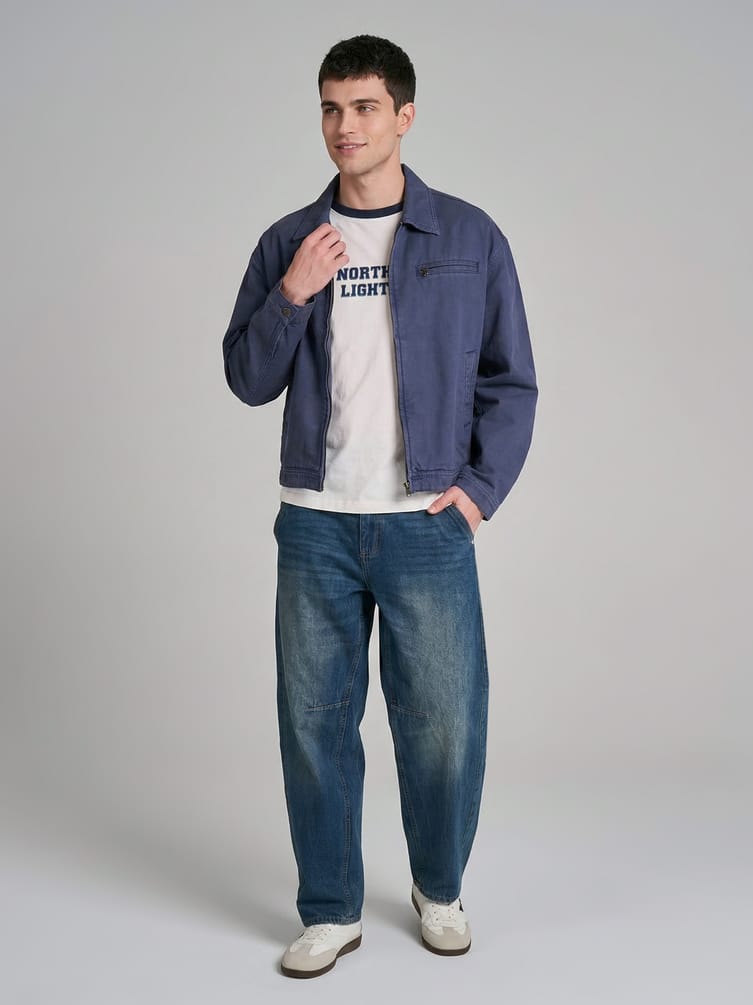 Джинсы Ballon со смещенными боковыми швами