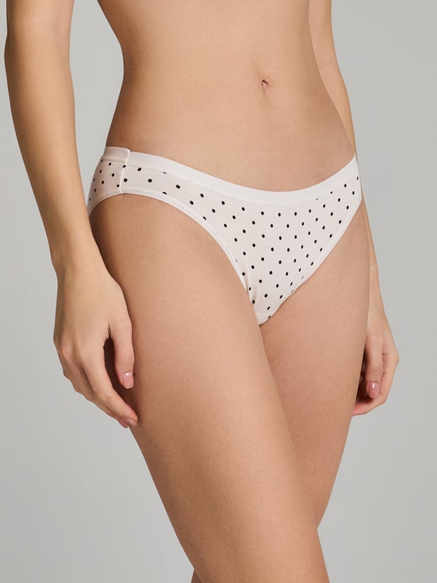 Трусы-слипы - 3 шт. в горошек