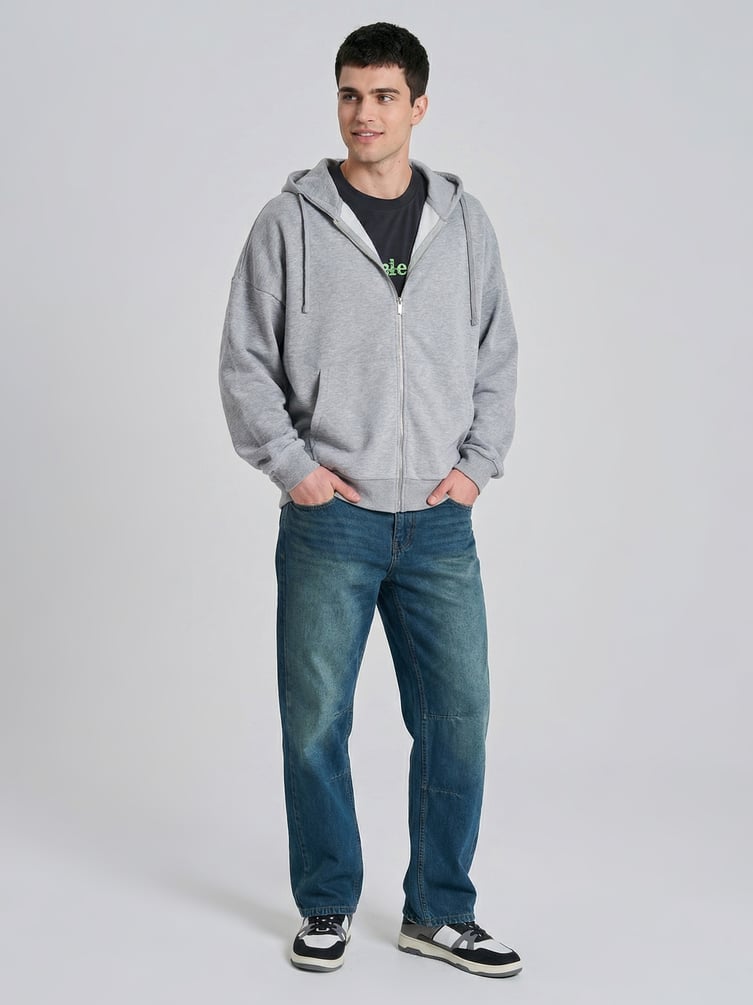 Толстовка оверсайз с капюшоном