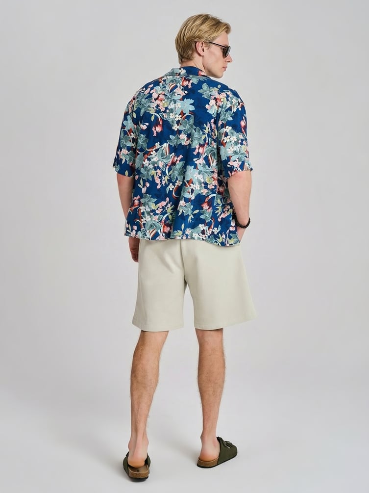 Шорты трикотажные удлиненные