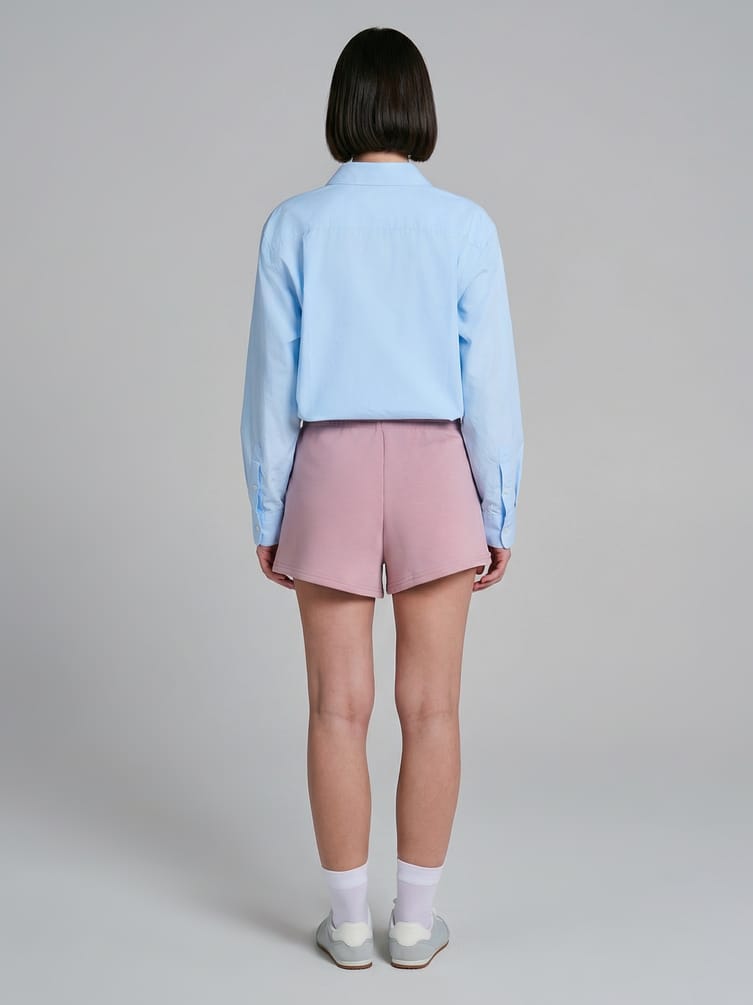 Шорты из вискозы со стрелками