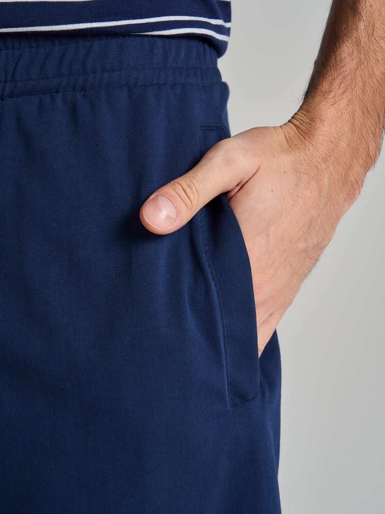 Пижама полосатая с шортами