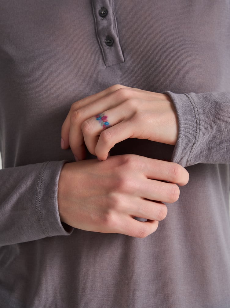 Рубашка поло с длинным рукавом