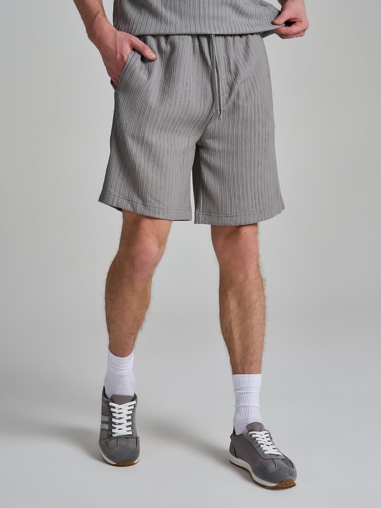 Шорты повседневные из жатого материала