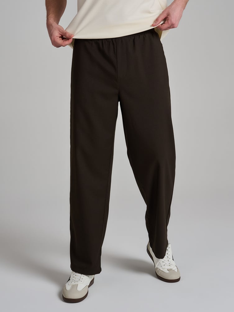 Брюки прямые повседневные без начеса