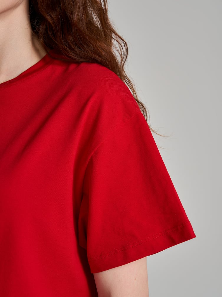 Футболка оверсайз с принтом