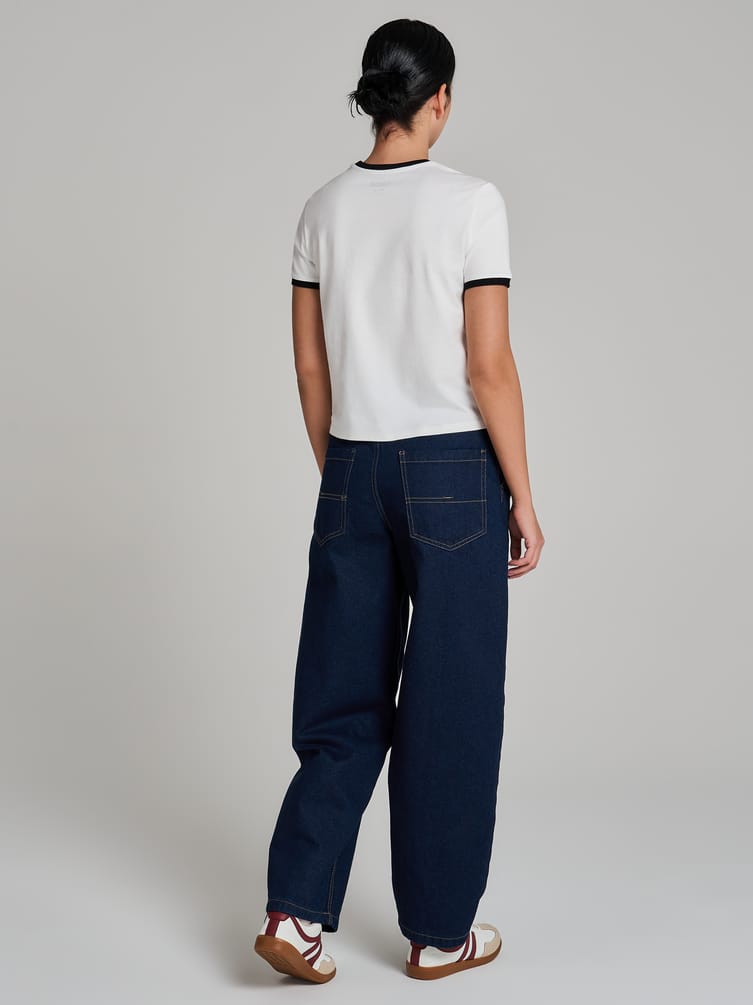 Облегающая футболка с принтом