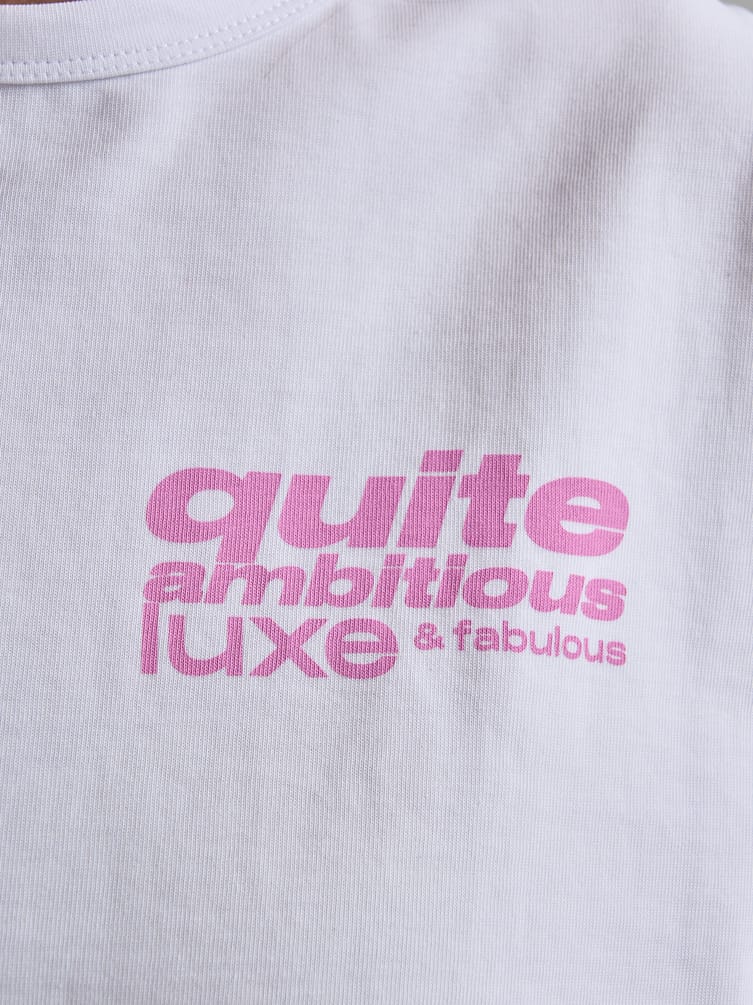 Футболка из хлопка с принтом