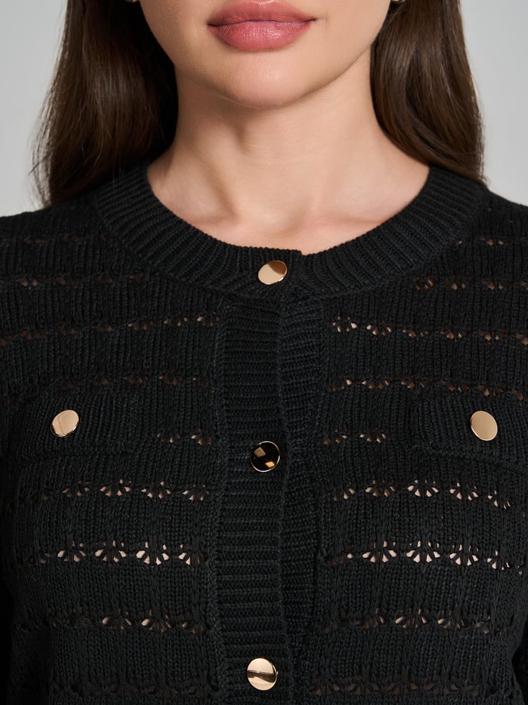Кардиган вязаный на пуговицах