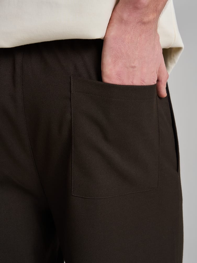 Брюки прямые повседневные без начеса