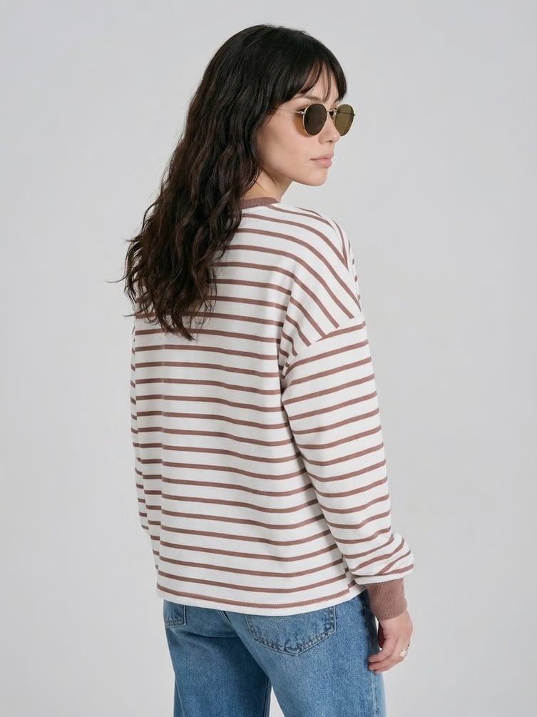 Свитшот в полоску