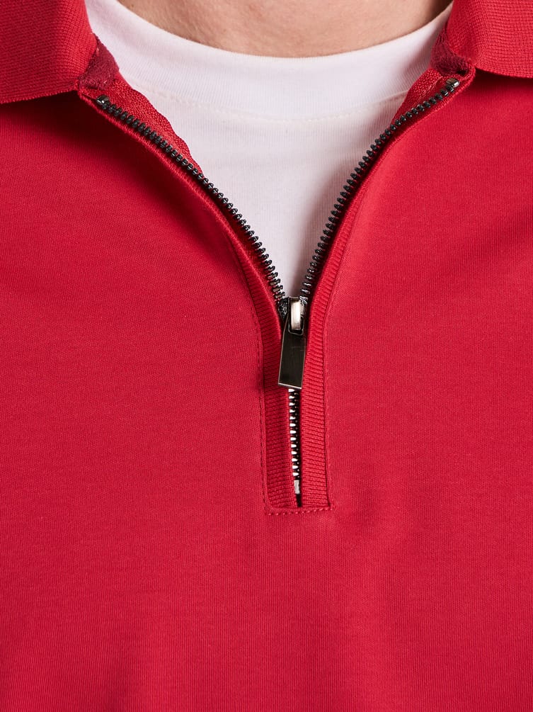 Поло хлопковое с коротким рукавом