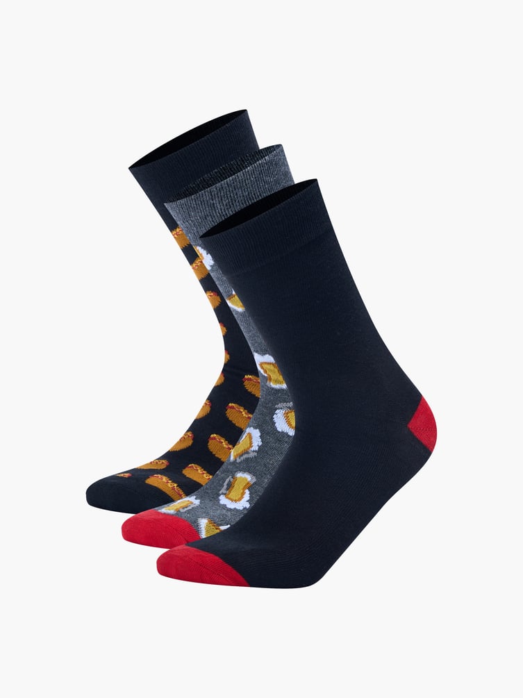 Носки - 3 пары с принтом