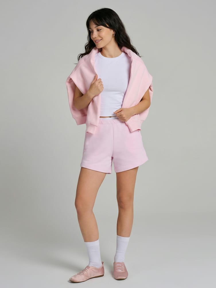 Шорты с эффектом многослойности