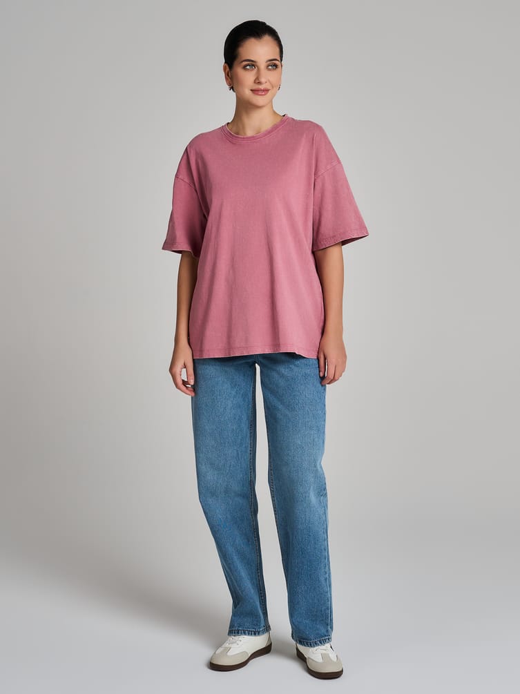 Футболка гранж с вареным эффектом