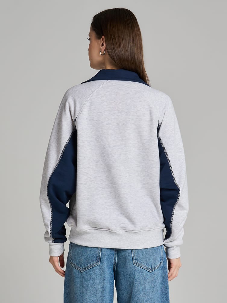 Свитшот поло с надписью Stay Active