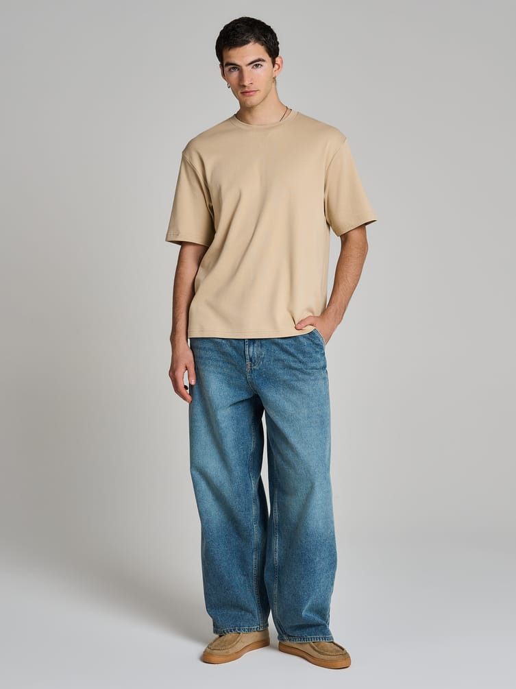 Футболка плотная однотонная