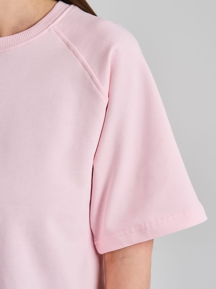 Свитшот с коротким рукавом