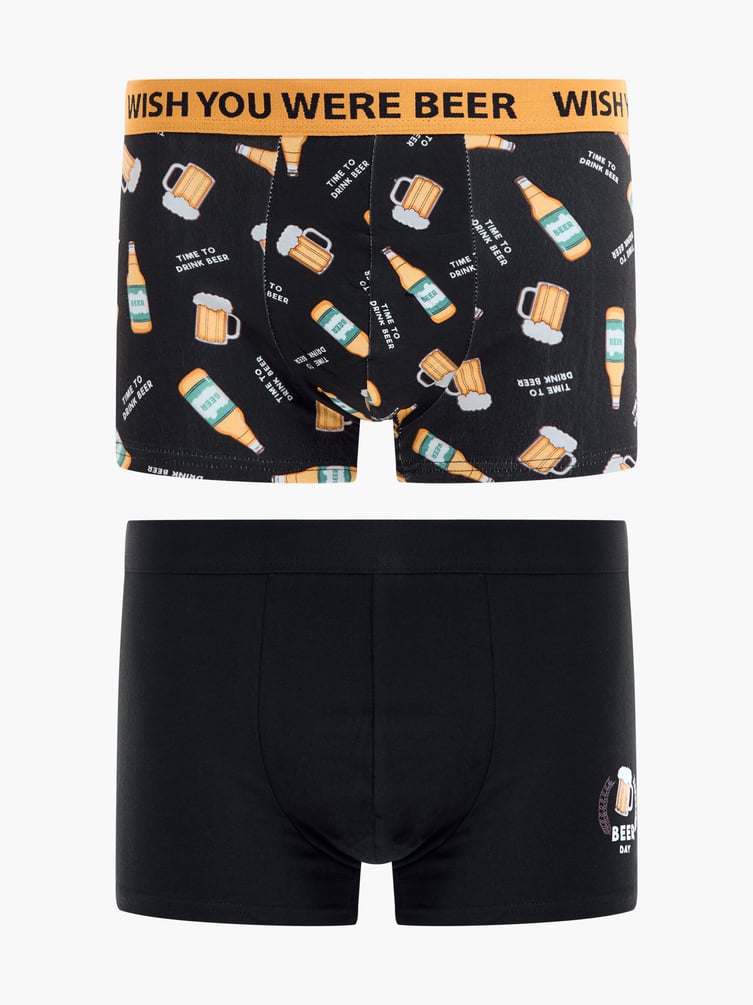 Трусы-боксеры - 2 шт. с принтом