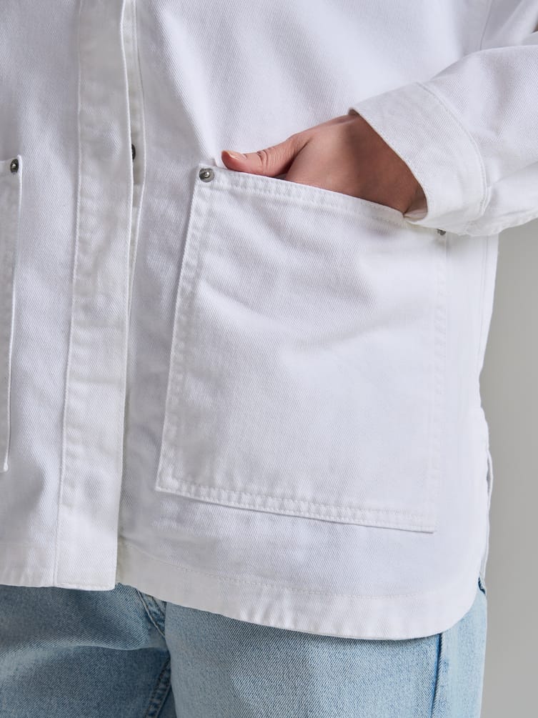 Рубашка джинсовая оверсайз