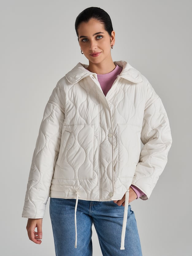 Куртка стеганая с капюшоном