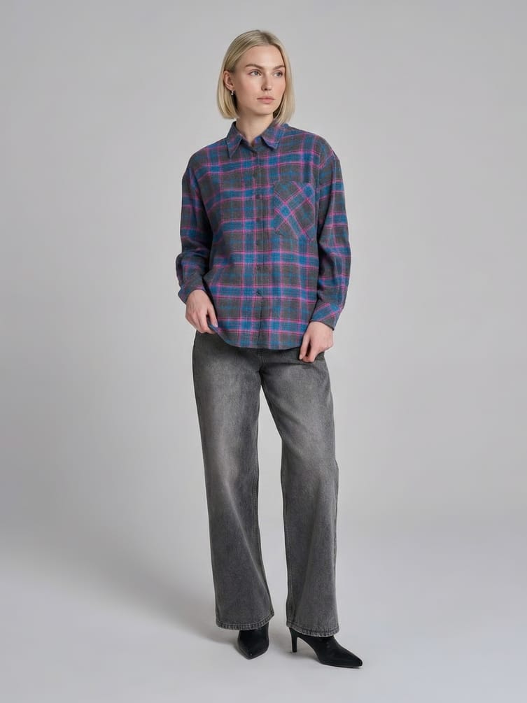 Джинсы Baggy с винтажной стиркой