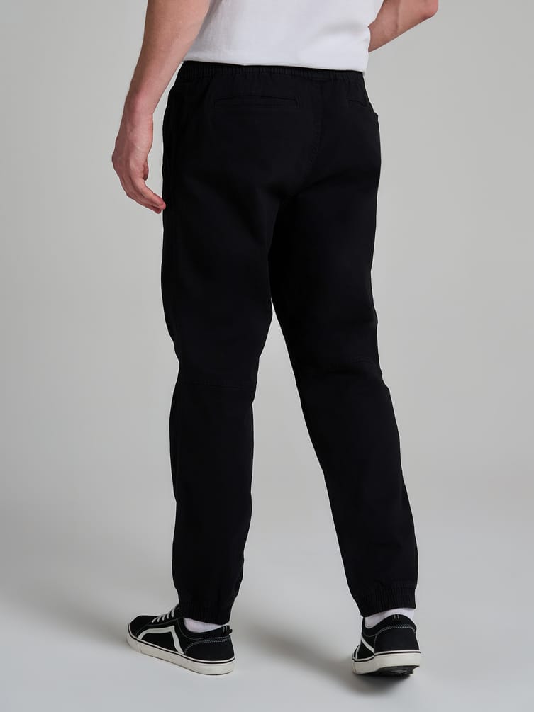 Брюки джоггеры с резинкой по низу