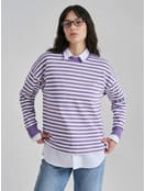 Свитшот в полоску