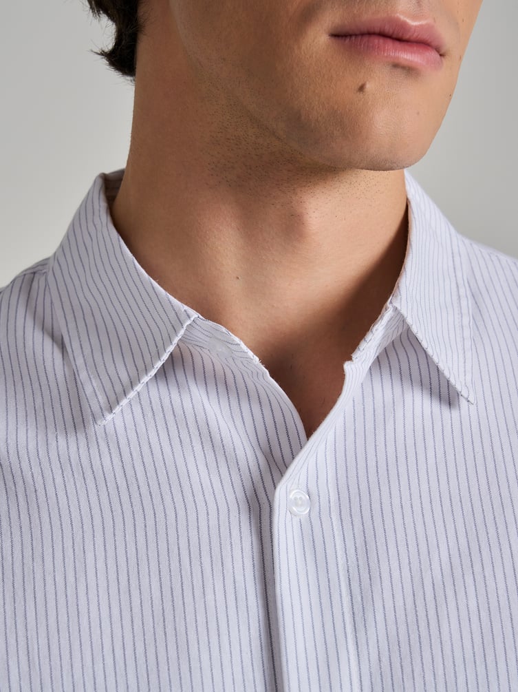 Классическая рубашка в полоску