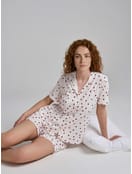 Пижама с рубашкой и шортами