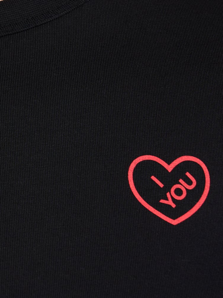 Хлопковая футболка с принтом