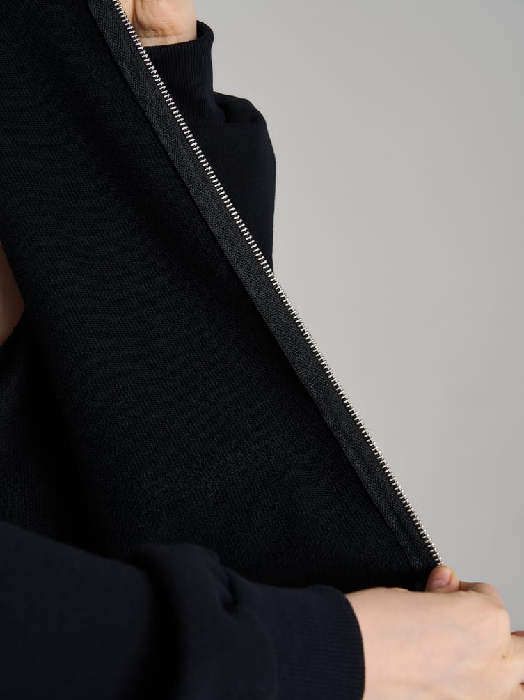 Зип худи  с капюшоном без начеса