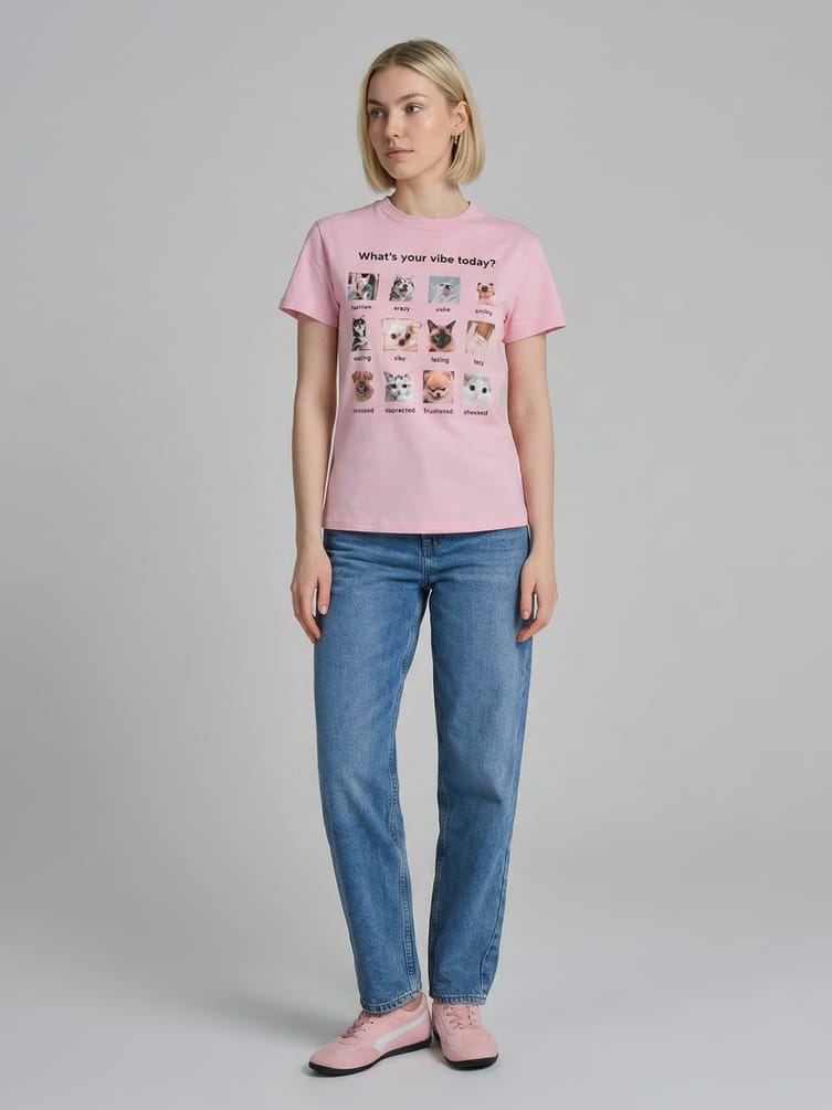 Футболка с принтом