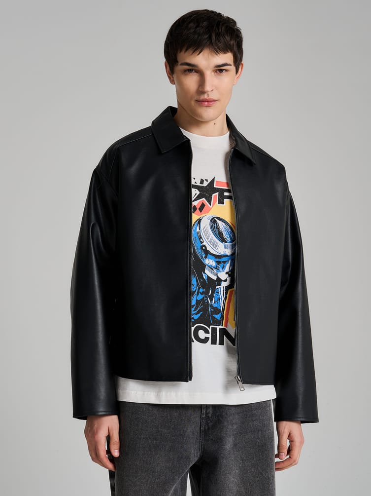 Футболка с принтом гонщика