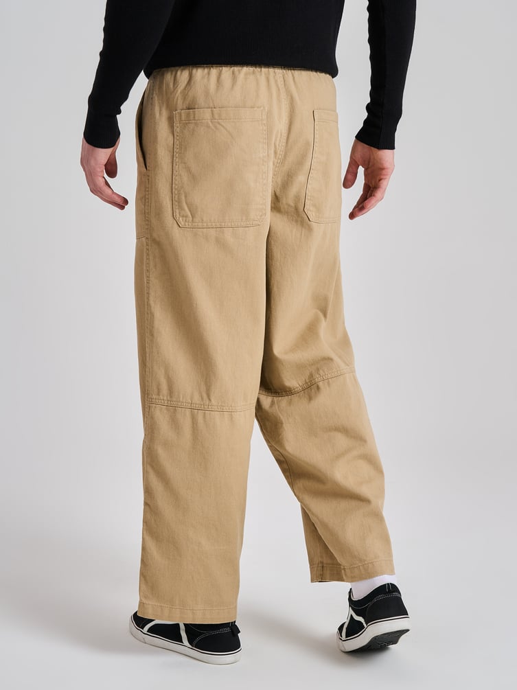 Брюки летние широкие на резинке