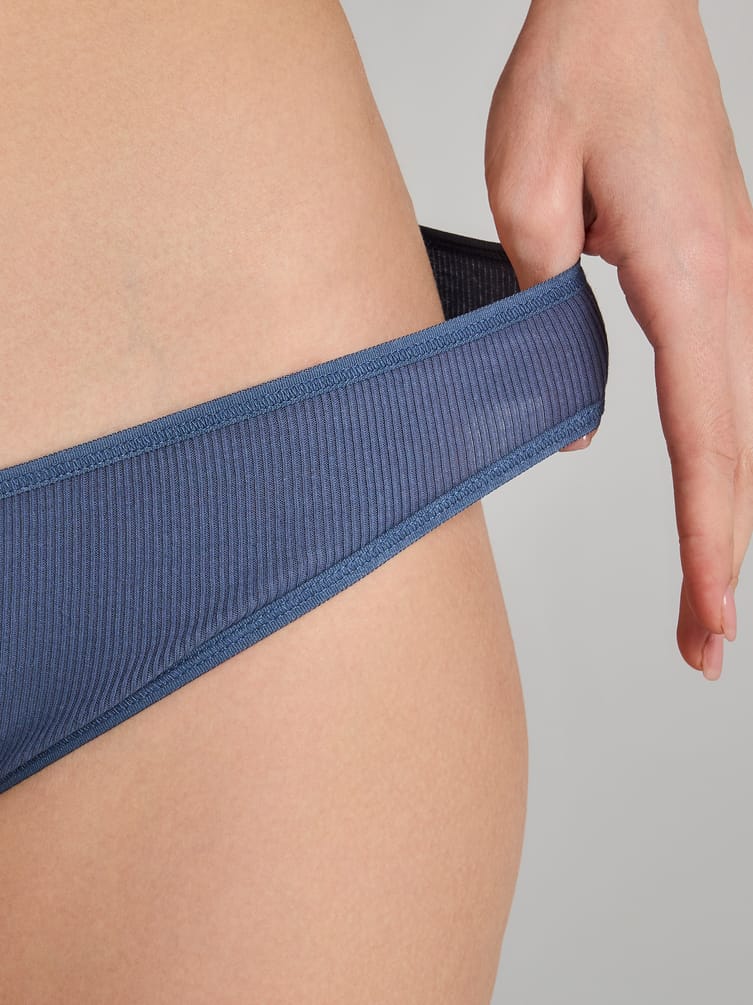 Трусы-слипы - 7 шт. в рубчик